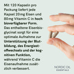 Nordic Oil Eisen & Vitamin C Kapseln