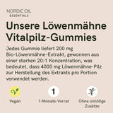 Nordic Oil Löwenmähne Vitalpilz-Gummies
