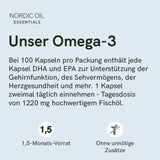 Nordic Oil Omega 3 Kapseln