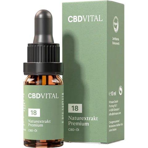 CBD Vital Naturextrakt Premium Öl 18%