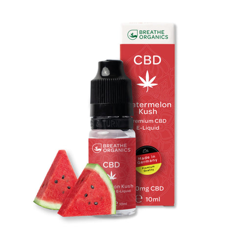 Breathe Organics - Watermelon Kush CBD E-Liquid - CBDHouse.shop