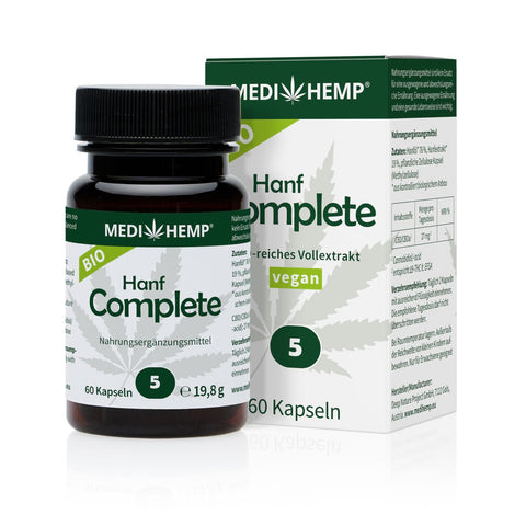 Medihemp Bio Hanf Complete Kapseln 5% - CBDHouse.shop